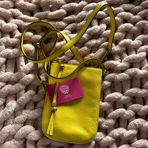 Vince Camuto bright yellow crossbody bag. Never used